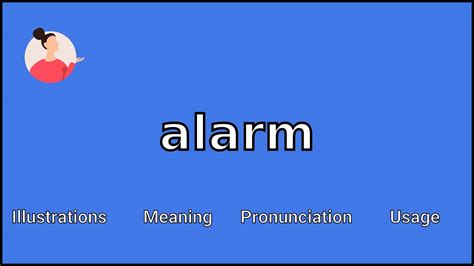 alarm pronunciation|alarming meaning.